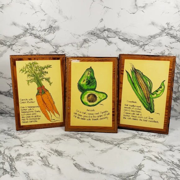 Macy's Greg Wallace Kitchen Wall Decor Vintage - Picture 11 of 11